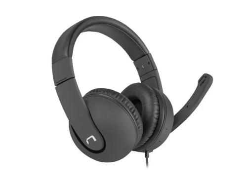 Auriculares com Microfone Natec Rhea Preto
