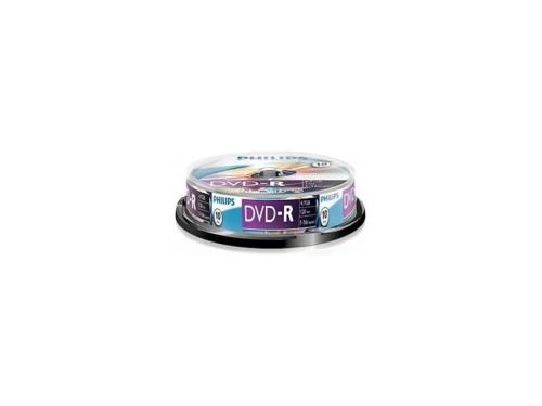 Pack 10x Discos Dvd-R 4.7gb 16x - Philips