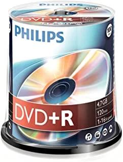 1x100 Philips Dvd+R 4,7gb 16x Sp