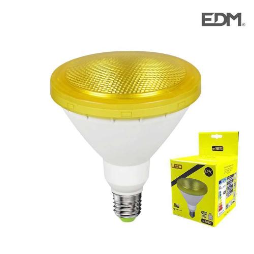 Lâmpada E27 15w 230v Led Par38 Amarela Ip64 1200lm