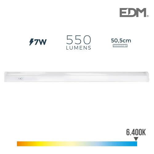 Armadura Eletronica Led 7w 550 Lumens 52cm 6.400k