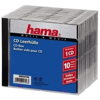 1x10 Hama CD Jewel Case 44746