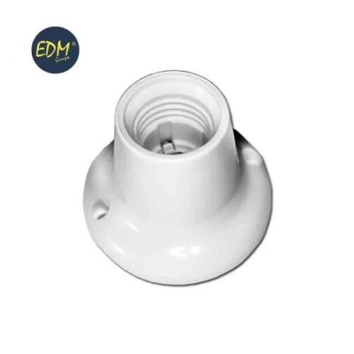 Casquilho Recto de Superficie E27 Retractilado Edm