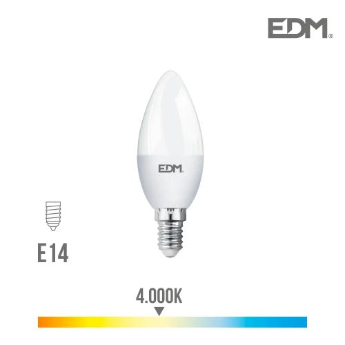 Lâmpada De Vela Led E14 5w 400 Lm 4000k Daylight E
