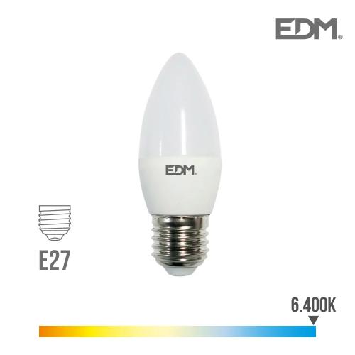 Lâmpada Vela Led E27 5w 400 Lm 6400k Luz Fria