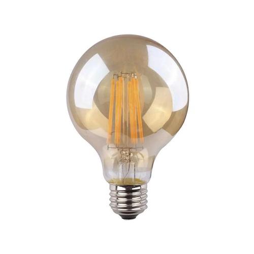 Lâmpada Balão Filamento Led Vintage Ø80mm E27 8w