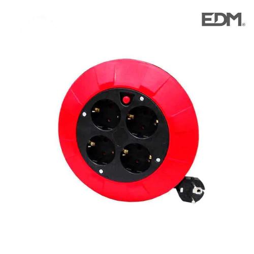 Enrolador De Cabos 5mts De Cabo 3x1-4 Tomadas T/tl