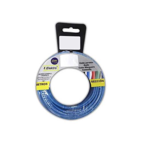 Rolo De Cabo Flexível 1,5mm Azul 10mts