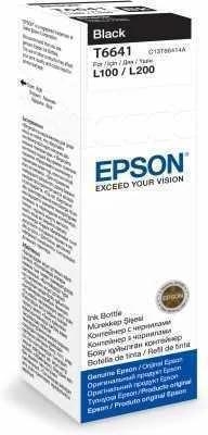 Tinteiro de Tinta Original Epson T6641 Preto