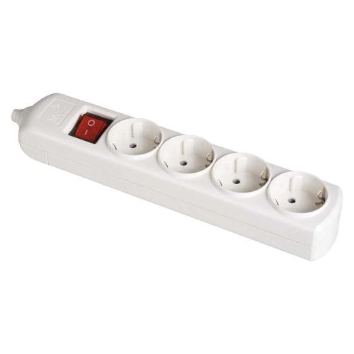 Bloco 4 Tomadas, Com T/t Lateral 16a 250v Branco