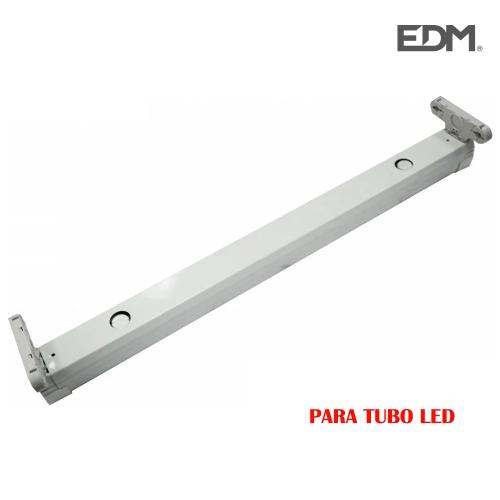 Armadura para 2 Tubos LED de 9w ( Eq 2x18w) 61cm .