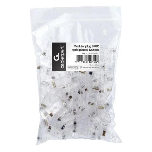 Cablexpert Plug3up6/100 Wire Connector 1 Transparent
