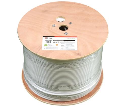 Cabo Coaxial de Antena Branco, 500m