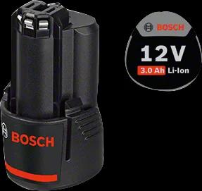 Conjunto de bateria Bosch GBA 12V 3,0 Ah