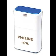 Philips Usb 2.0 16gb Edición Pico Azul