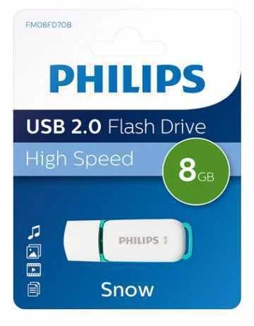 Philips Usb 2.0 8gb Snow Edition Gre.