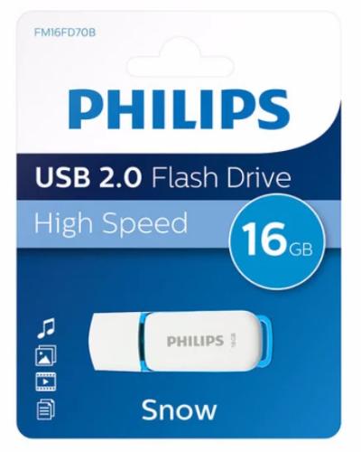 Philips Usb 2.0 16gb Snow Edition Blue