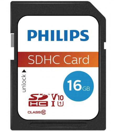 Philips Sdhc Card 16gb Class 10 Uhs-I U1