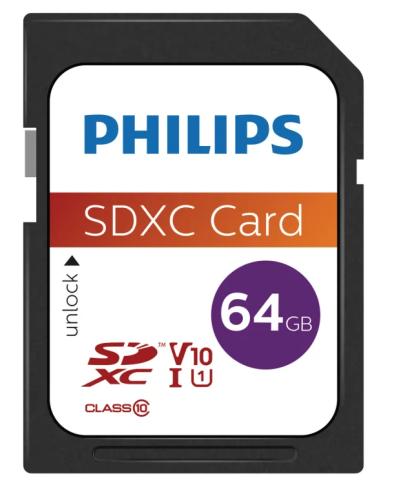 Philips Sdxc Card 64gb Class 10 Uhs-I U1