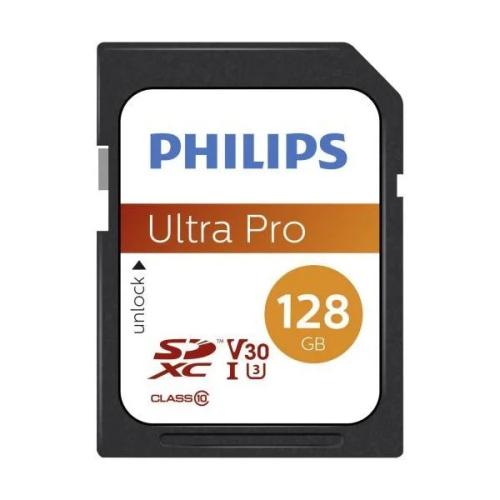 Philips Sdxc Card 128gb Class 10 Uhs-I U3 V30 A1
