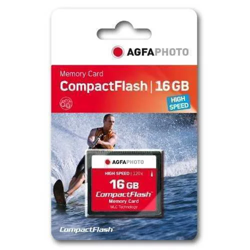 AgfaPhoto Compact Flash 16GB de alta velocidade 30