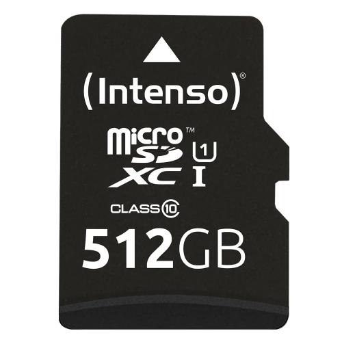 Cartão de Memória Micro SD com Adaptador INTENSO .
