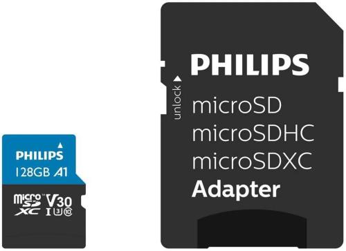 Philips Microsdxc Card 128gb Class 10 Uhs-I U3 Incl. Adapter