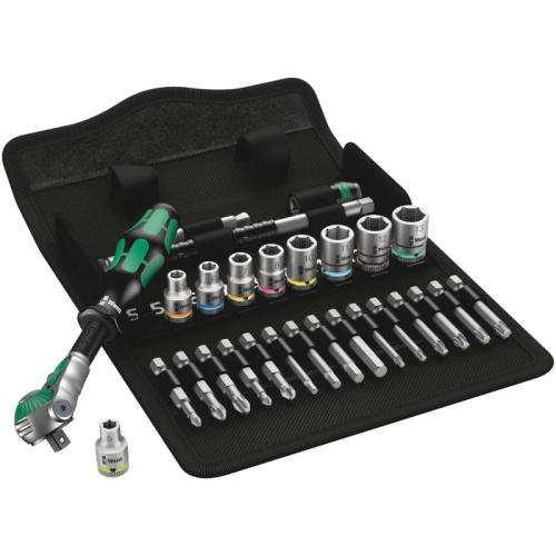 Conjunto de catraca WERA 8100 SA 6 Zyklop Speed