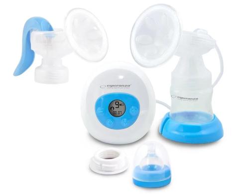 Esperanza Ecm003b Electric / Manual 2-In-1 Breast Pump Blue 150 Ml