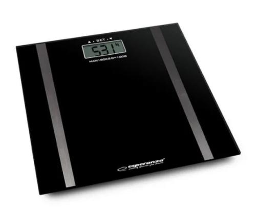 Esperanza Ebs018k Personal Scale Electronic Personal Scale Rectangle Black