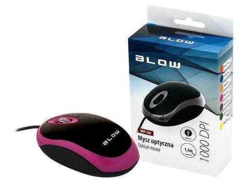 Optical Mouse Blow Mp-20 Usb Pink