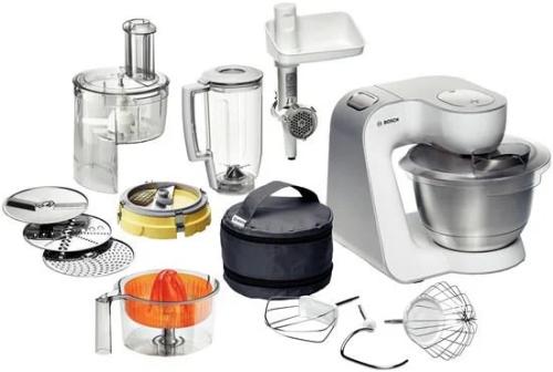 Bosch Styline Food Processor 900 W 3.9 L Stainless Steel White