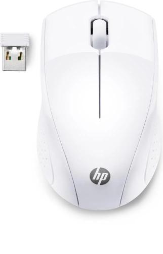 Ratón Inalámbrico Hp 220/ Hasta 1600 Dpi/ Blanco .