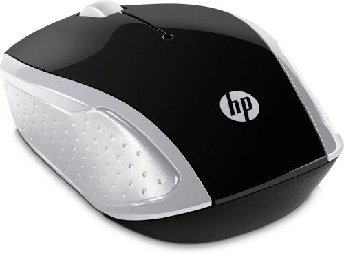 Rato Ótico 200 Wireless 1000dpi Preto/Prateado - Hp