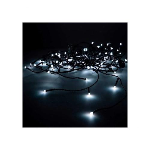 Cortina Easy-Connect Branco Frio 12 Filas 40 Leds Ip44 30v Total 0,72w 2x0,5m Edm