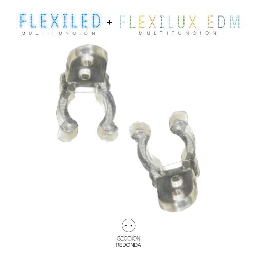 Clip para Fixar Tubo Flexilux/Flexiled 2 e 3 Vias Edm
