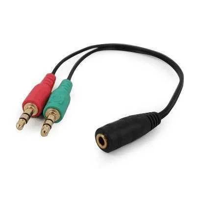 Adaptador Microfone E Auscultadores P/ Jack 3,5mm