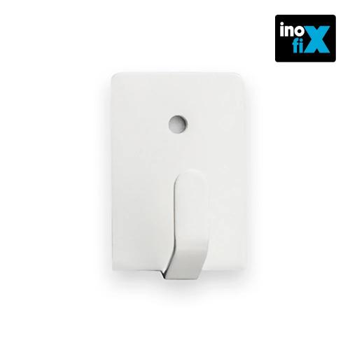 Cabide Adesivo Branco (Blister 4 Unid) Inofix