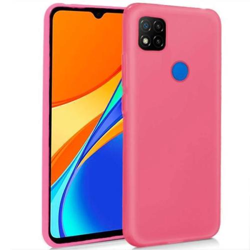 Capa de Silicone Cool para Xiaomi Redmi 9c (Rosa)