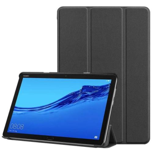 Capa Huawei Mediapad M5 Lite Polipiel Liso Preto .