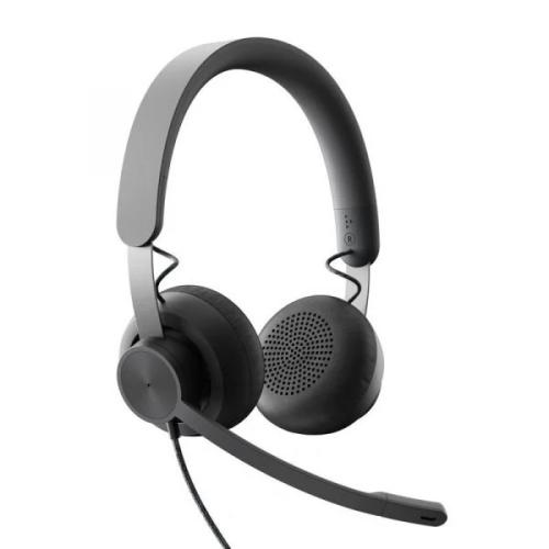 Auscultadores Zone Wired Uc Grafite - Logitech