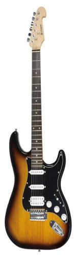 Guitarra Eléctrica Con Pastilla Hss Tobacco Brill.