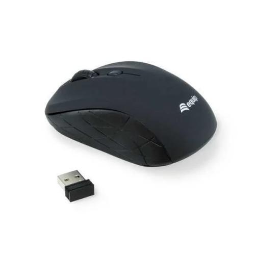 Equip Optische Maus Kabellos Usb Mini R+L Schwarz