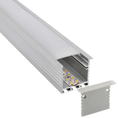 Calha Aluminio Embutir 12x29mm 2m