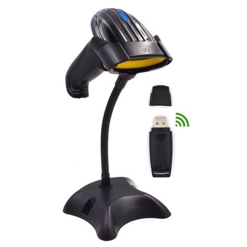 EWENT LEITOR CODIGO BARRAS LASER WIRELESS COM BASE