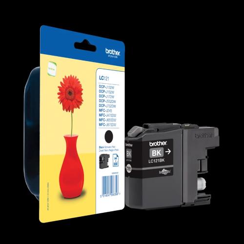 Tinteiro de Tinta Original Brother Lc-121bk Preto