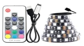 Cinta LED RGB Usb 5m Con Mando