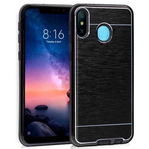 Capa Xiaomi Redmi Note 6 Pro Alum.+ Anilha (Preto)