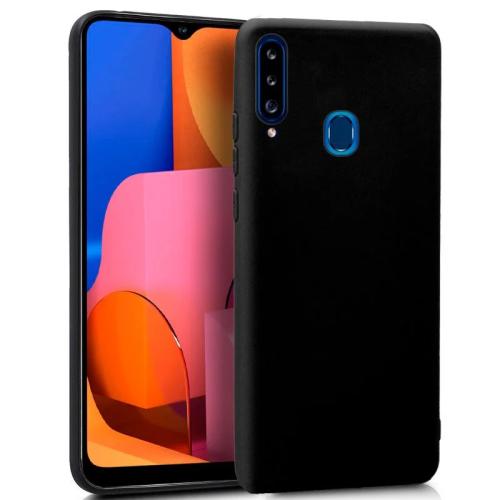 Capa Silic. Samsung A207 Galaxy A20s (Preto)