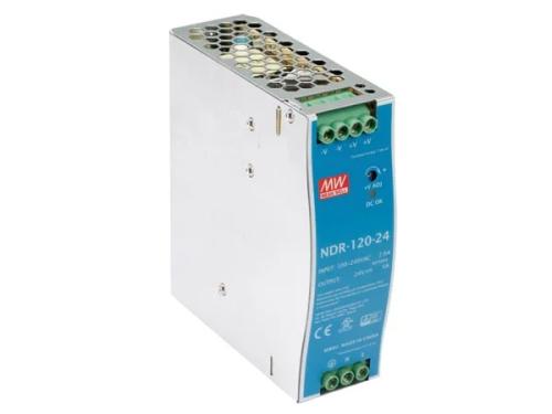 Fonte de Alimentação 24 V 5 a Din Rail Industrial Uma Saída 120 W